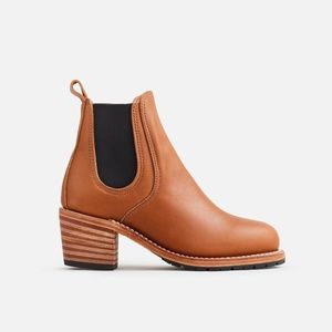 Red Wing Shoes Heeled Boots in Brown Leather